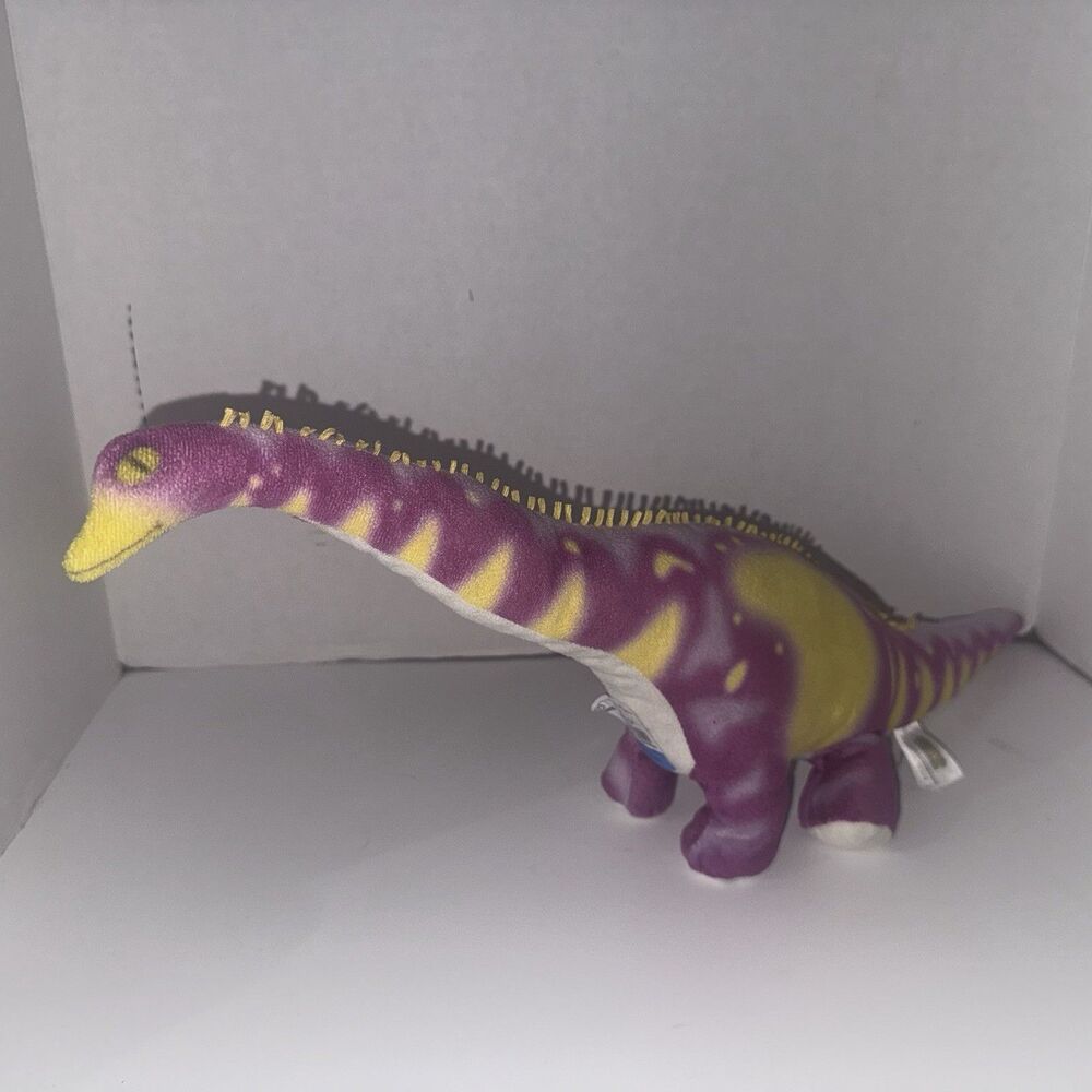 Dino Dan Fiesta Brachiosaurus Plush 24” Purple Yellow Nick Jr Rare 2012